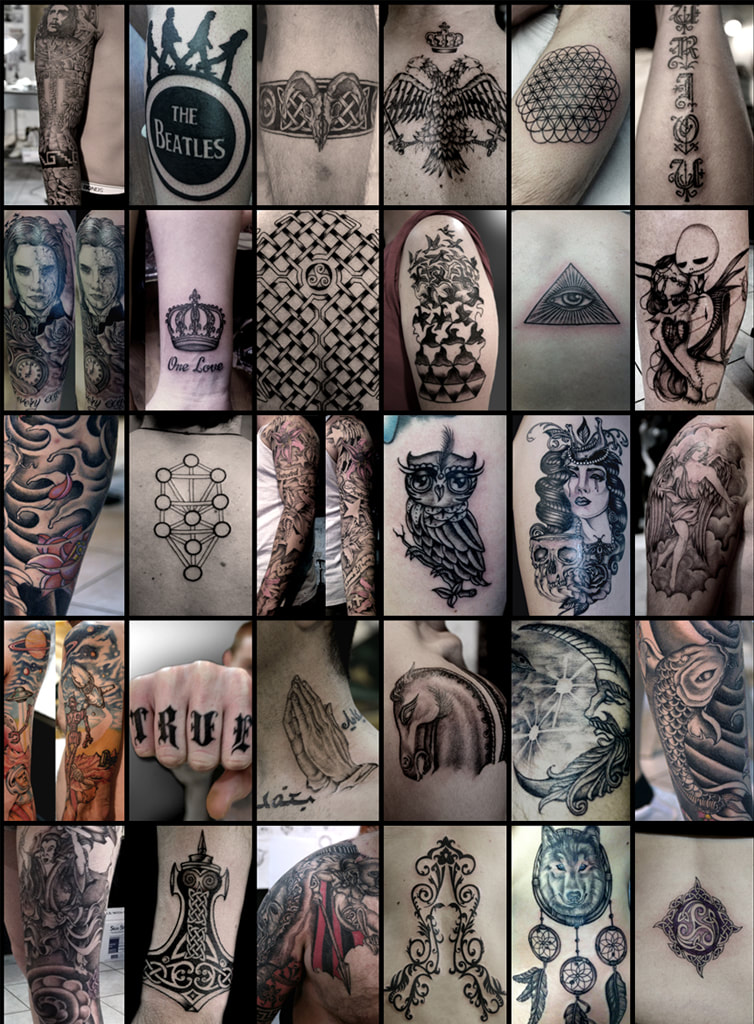 tattoo gallery Kris Kross Armoury Tattoo, black and grey expert tattoo, large custom tattoo design tattoo ideas, tattoos for girls, tattoos for men